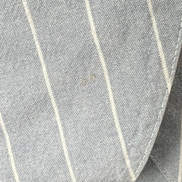 Vintage Reversible Pinstriped Vest Coast Cowgirl Relaxed Fit Oversized Western - Picture 12 of 13